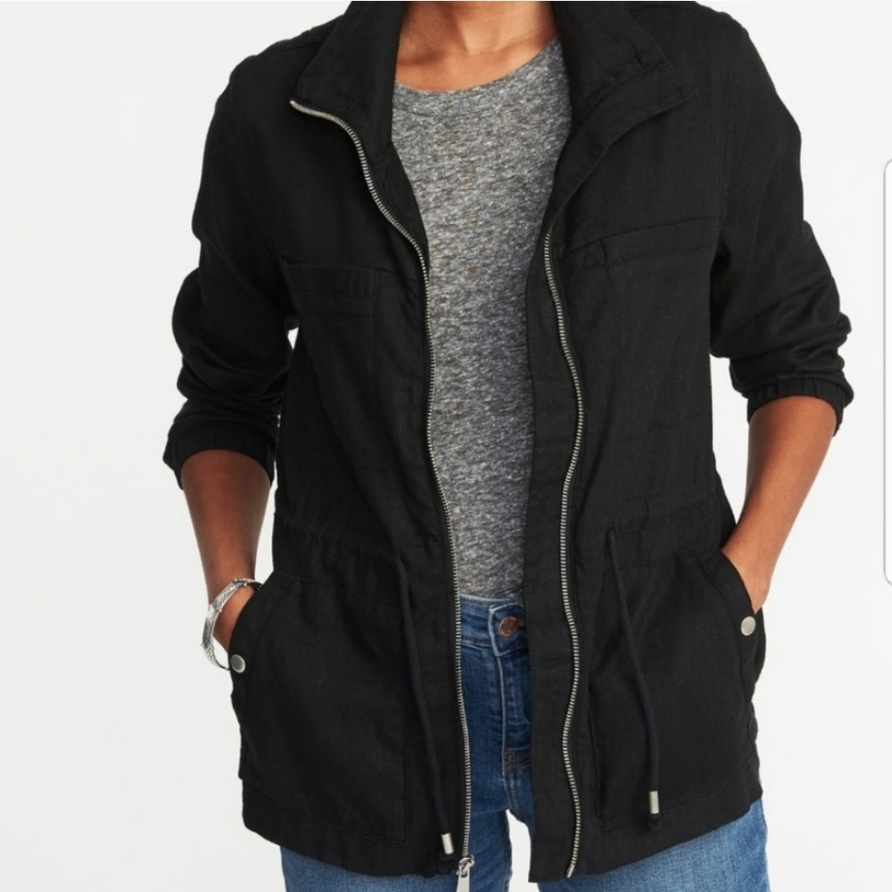 Old Navy Linen Field Jacket